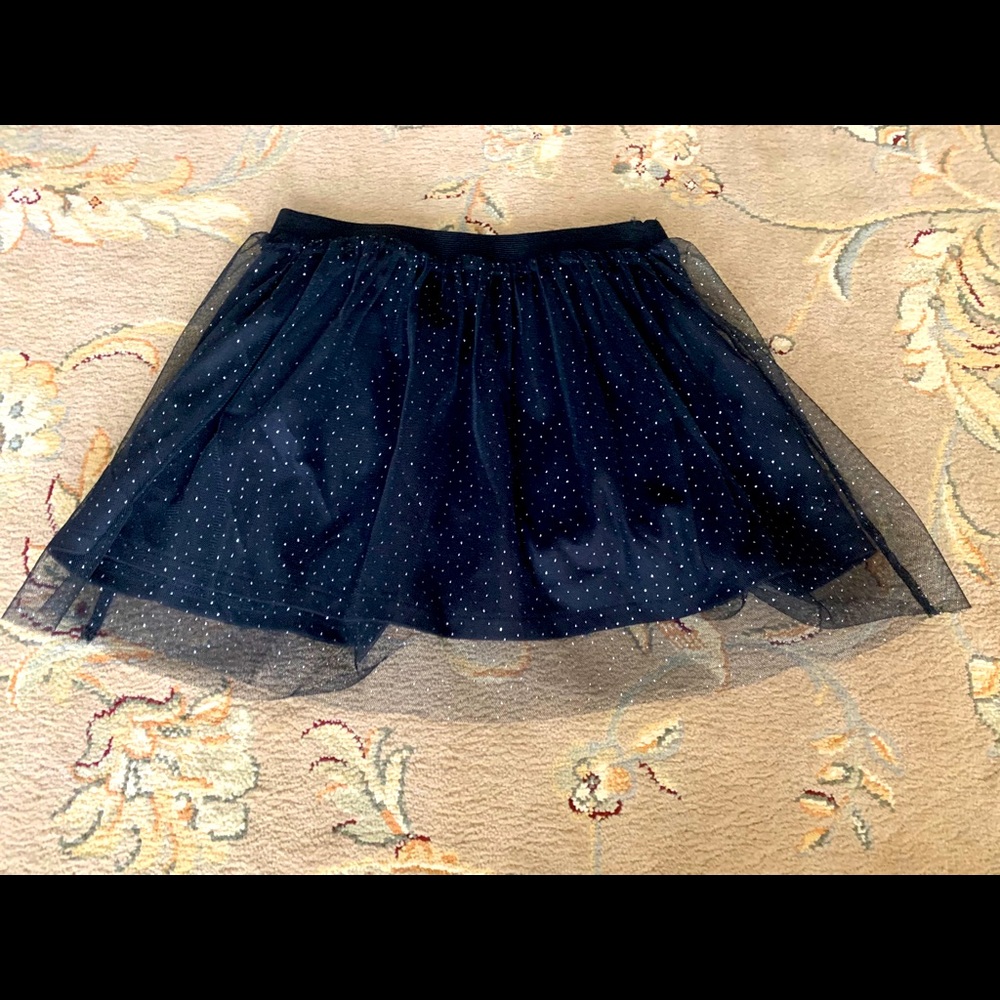 Black sparkly skirt